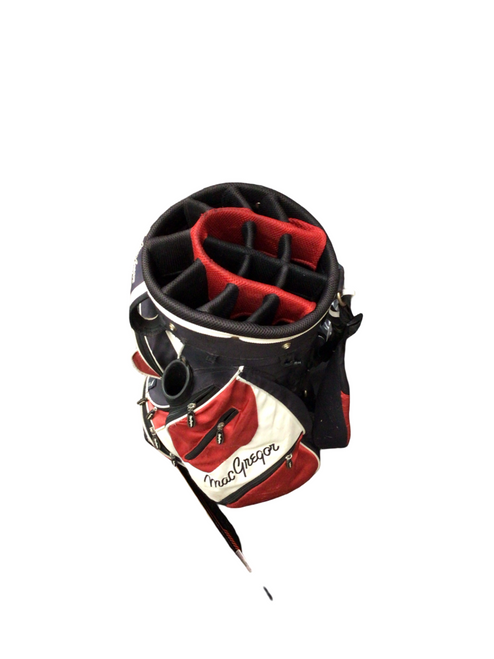 Vist Large View of Product Image Which is Used MacGregor CART BAG Mens Cart Bag Red