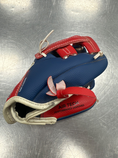 Vist Large View of Product Image Which is Used Franklin 22880 AIR TECH BB/SB Glove RH Throw Royal Blue 8"