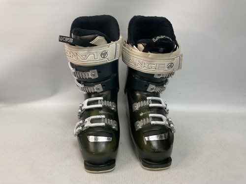 Vist Large View of Product Image Which is Used Lange RX 100 Mens DH Ski Boot Black 235 MP - J05.5 - W06.5