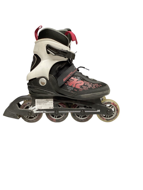 Vist Large View of Product Image Which is Used K2 KENECT 80 W Senior Rec Fitness Skates Maroon Senior 7