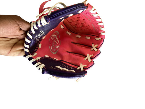 Vist Large View of Product Image Which is Used Rawlings PLAYER SERIES BB/SB Glove T-ball Pink 9"
