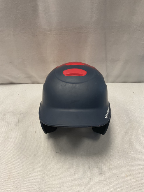 Vist Large View of Product Image Which is Used BoomBah BB HELMET Batting Helmet No Mask Navy Blue One Size