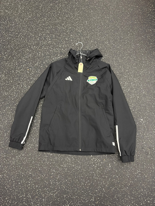 Vist Large View of Product Image Which is Used Adidas CELTICS JACKET Soccer Top Adt Black SM