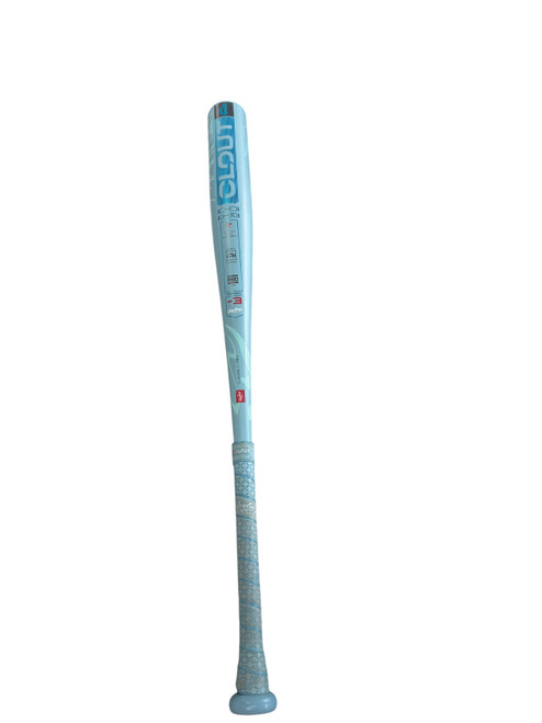 Vist Large View of Product Image Which is Used Rawlings CLOUT BB/SB High School -3 Bat Carolina Blue 33"