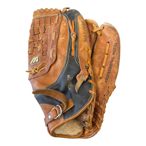 Vist Large View of Product Image Which is Used Mizuno MZ3600 BB/SB Glove RH Throw Brown 12 1/2"