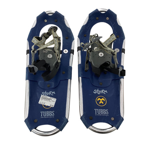 Vist Large View of Product Image Which is Used Tubbs Snowshoes Boys Navy Blue 21"