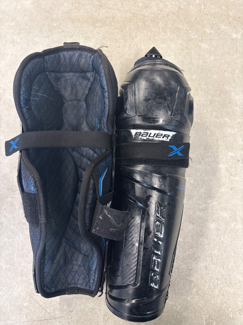 Vist Large View of Product Image Which is Used Bauer X SHIN PADS Intermediate Shin Guards None 13"