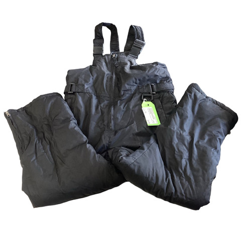 Vist Large View of Product Image Which is Used Snow Bibs Y Black Youth