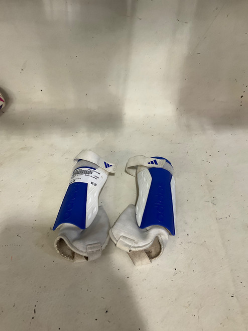 Vist Large View of Product Image Which is Used Adidas Soccer Shin Guards Youth Royal Blue SM