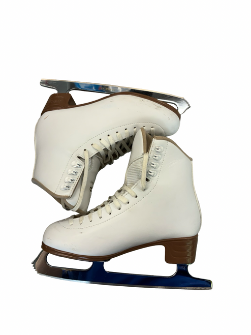 Vist Large View of Product Image Which is Used Jackson MYSTIQUE WomensFigure Skate White Senior 8