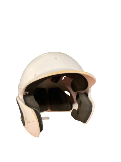 Vist Large View of Product Image Which is Used Victus BB HELMET Batting Helmet No Mask White MD