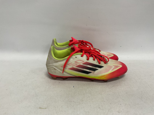 Vist Large View of Product Image Which is Used Adidas Soccer Cleats White Senior 7.5