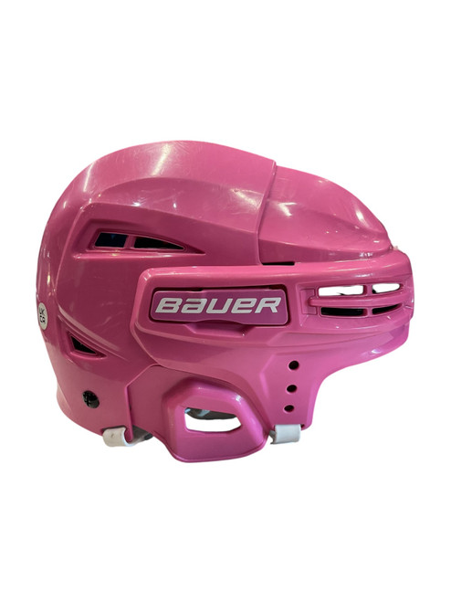 Vist Large View of Product Image Which is Used Bauer PRODIGY YTH HELMET Hockey Helmet Only Pink SM