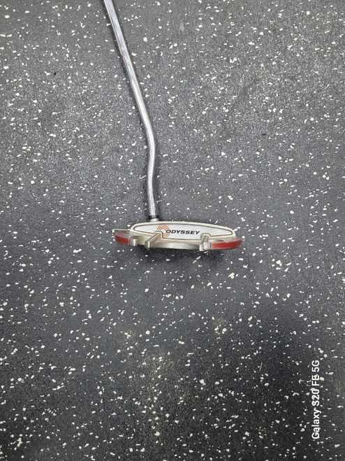Vist Large View of Product Image Which is Used Odyssey WHITE HOT XG SABERTOOTH Mens Putter RH