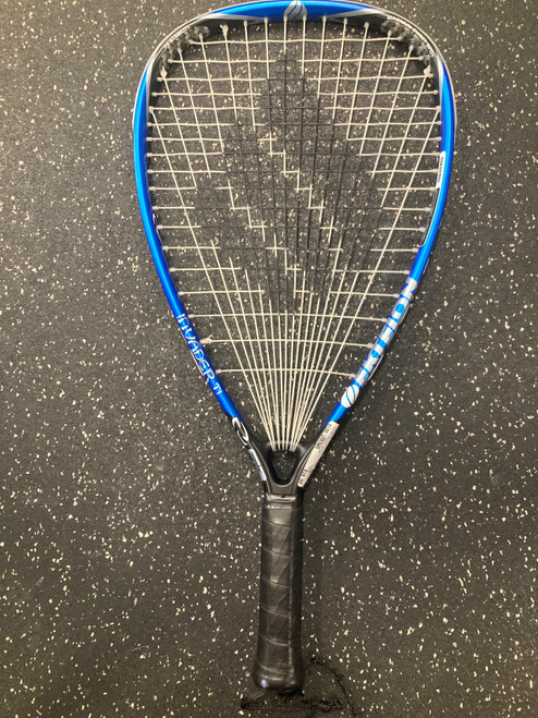 Vist Large View of Product Image Which is Used Ektelon INVADER TI Adult Racquetball Racquet Royal Blue Unknown