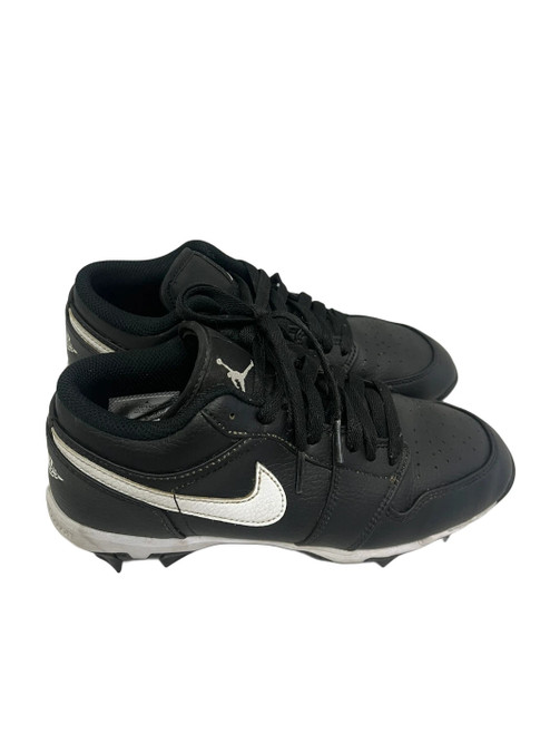 Vist Large View of Product Image Which is Used Jordan Retro Jr 5.5 BB/SB Cleats Black