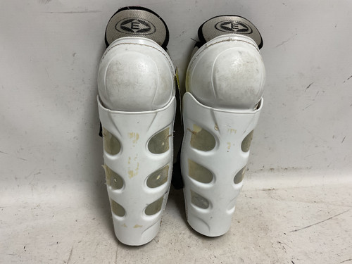Vist Large View of Product Image Which is Used Easton SHIN GUARDS Junior Shin Guards White 12"