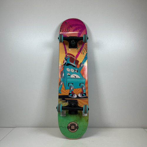 Vist Large View of Product Image Which is Used ROBOT SKATEBOARD Orange 8"