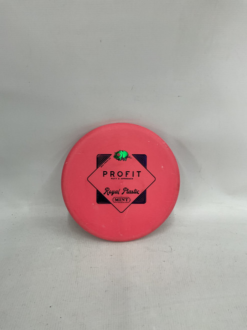 Vist Large View of Product Image Which is Used Mint PROFIT ROYAL PLASTIC Disc Golf Putter Cardinal