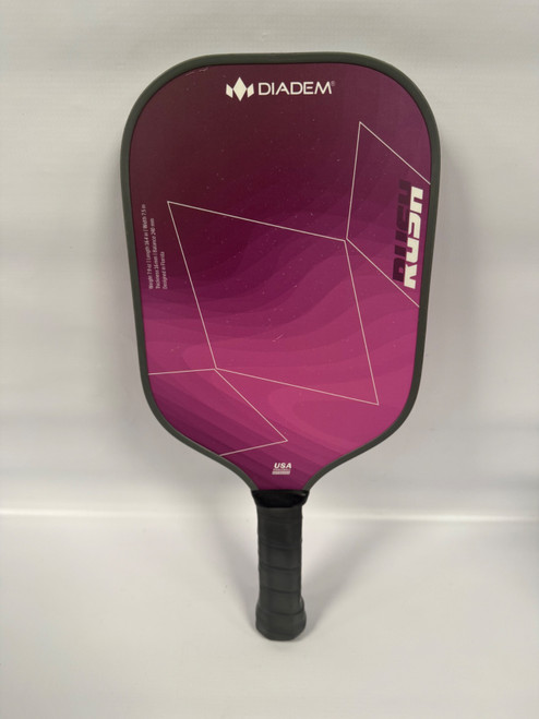 Vist Large View of Product Image Which is Used Diadem RUSH NBCF SPECIAL EDITION Pickleball Racquet Pink