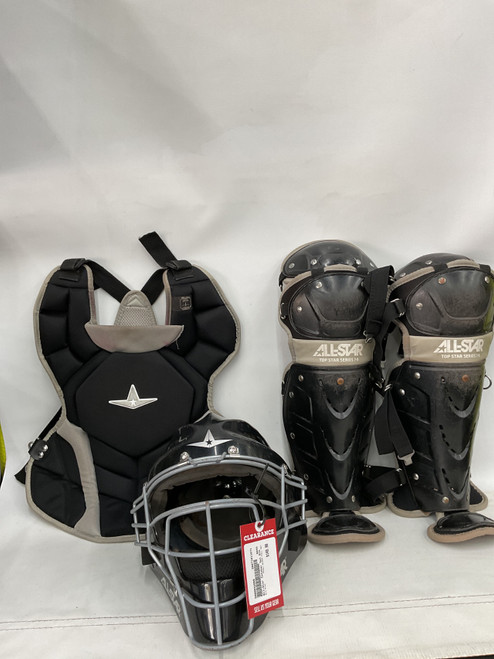 Vist Large View of Product Image Which is Used All-Star BLACK FULL SET Catchers Equipment Other