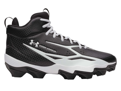 Vist Large View of Product Image Which is Used Under Armour SPOTLIGHT HAMMER CLEATS Adult FB Cleats Black Senior 12