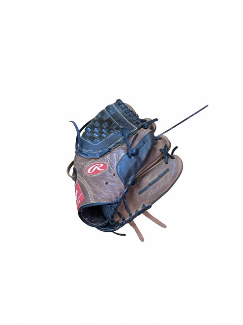 Vist Large View of Product Image Which is Used Rawlings PREMIUM SERIES D120BDB BB/SB Glove RH Throw Brown 12"