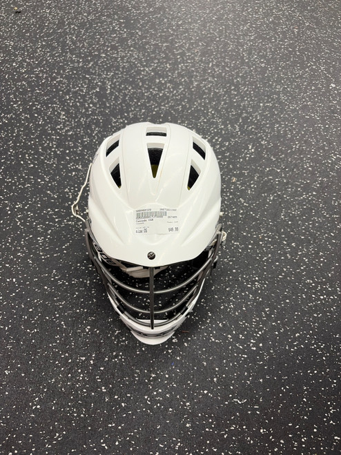 Vist Large View of Product Image Which is Used Cascade CSR Lacrosse Helmet White One Size