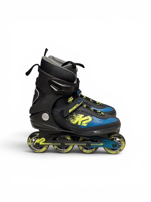Vist Large View of Product Image Which is Used K2 KINETIC 80 Senior Rec Fitness Skates Black Senior 10
