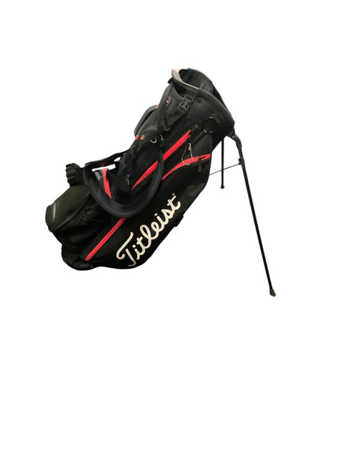 Vist Large View of Product Image Which is Used Titleist 4 PLUS STAND BAG Mens Stand Bag Black