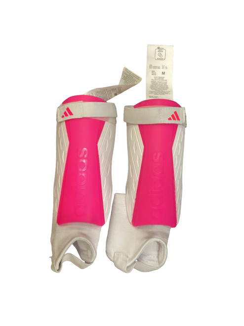 Vist Large View of Product Image Which is Used Adidas Soccer Shin Guards Youth Pink MD