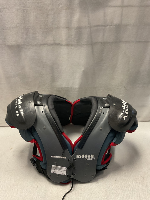 Vist Large View of Product Image Which is Used Riddell PURSUIT FB Shoulder Pads Grey 2X