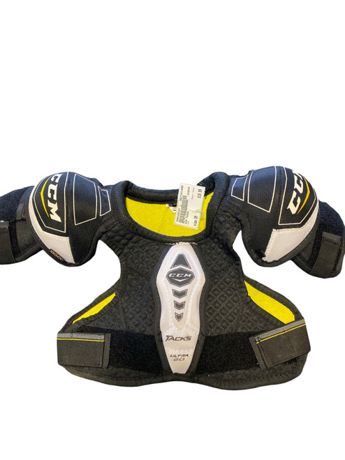 Vist Large View of Product Image Which is Used CCM TACKS Youth Shoulder Pads SM