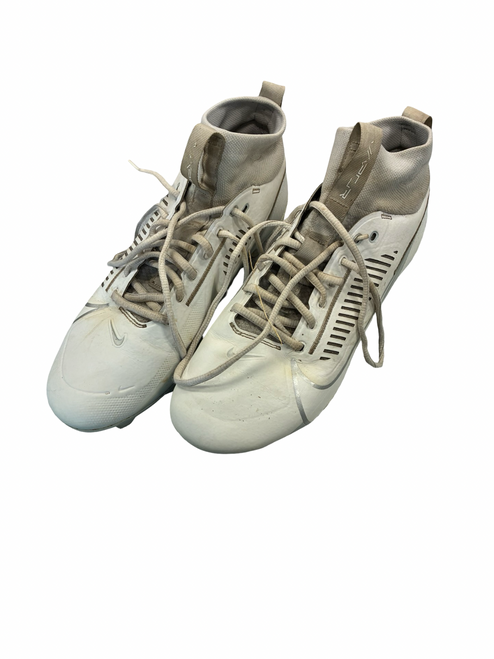 Vist Large View of Product Image Which is Used Nike Adult FB Cleats White Senior 9.5