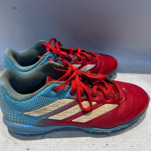 Vist Large View of Product Image Which is Used Adidas ADIZERO BB/SB Cleats Royal Blue Senior 5