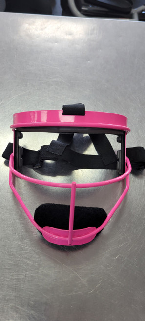 Vist Large View of Product Image Which is Used DEFENSE YOUTH BB/SB Fielders Mask Pink SM
