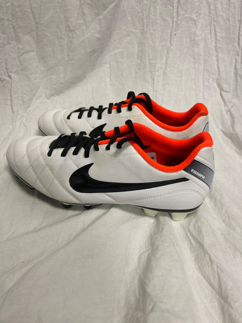 Vist Large View of Product Image Which is Used Nike TIEMPO Soccer Cleats White Senior 12