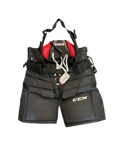 Vist Large View of Product Image Which is Used CCM 1.5 JR LG Junior Goalie Pant Black LG