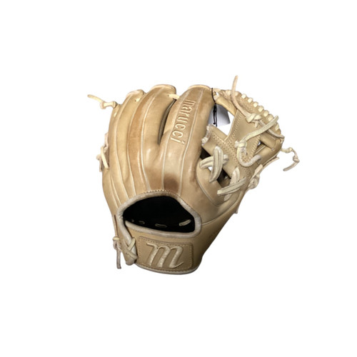 Vist Large View of Product Image Which is Used Marucci CYPRESS SERIES BB/SB Glove RH Throw Tan 11 1/2"