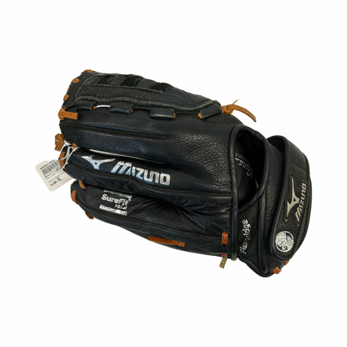 Vist Large View of Product Image Which is Used Mizuno MVP BB/SB Glove RH Throw Black 11 1/2"