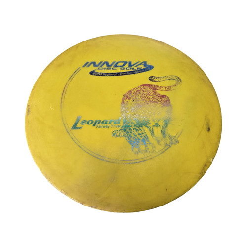 Vist Large View of Product Image Which is Used Innova LEOPARD DRIVER DISC Disc Golf Driver Yellow