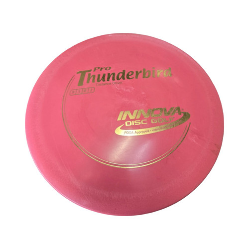 Vist Large View of Product Image Which is Used Innova PRO THUNDERBIRD DRIVER DISC Disc Golf Driver Neon Pink