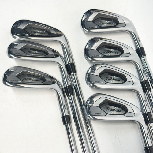 Vist Large View of Product Image Which is Used Titleist AP3 718 Mens Iron Set RH 4I-PW