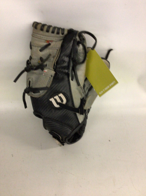 Vist Large View of Product Image Which is Used Wilson A360 BB/SB Glove RH Throw Grey 12"