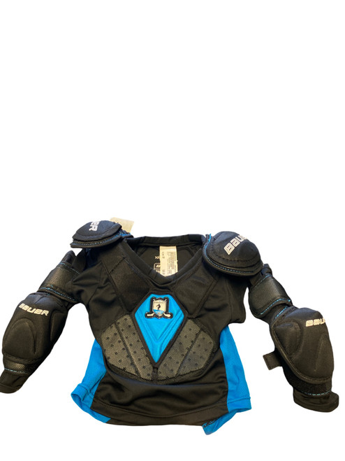 Vist Large View of Product Image Which is Used Bauer PRODIGY ELBOW COMBO Youth Shoulder Pads SM