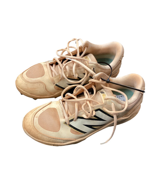 Vist Large View of Product Image Which is Used New Balance FRESH FOAM X BB/SB Cleats White Senior 9