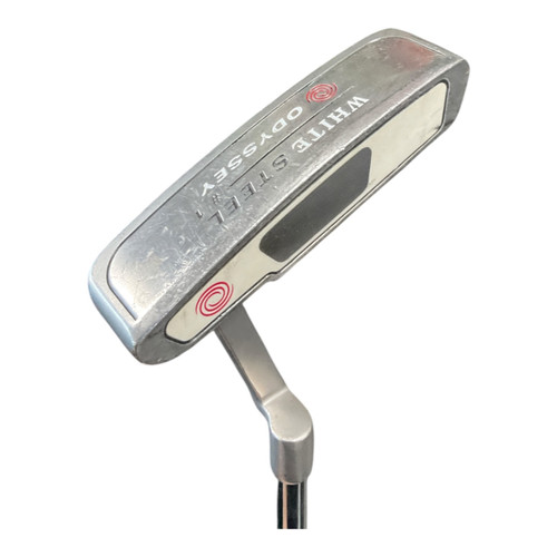 Vist Large View of Product Image Which is Used Odyssey WHITE STEEL 1 Mens Putter RH