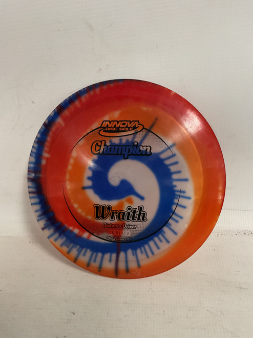 Vist Large View of Product Image Which is Used Innova I-DYE CHAMPION WRAITH Disc Golf Driver None