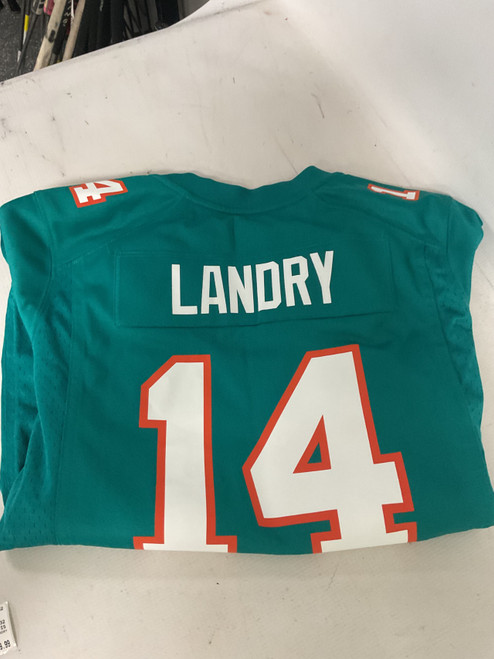 Vist Large View of Product Image Which is Used Nike MIAMI DOLPHINS JARVIS LANDRY S.S. Spirit Wear Y MD