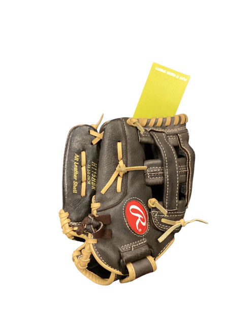 Vist Large View of Product Image Which is Used Rawlings H115HBR BB/SB Glove LH Throw Brown 11 1/2"